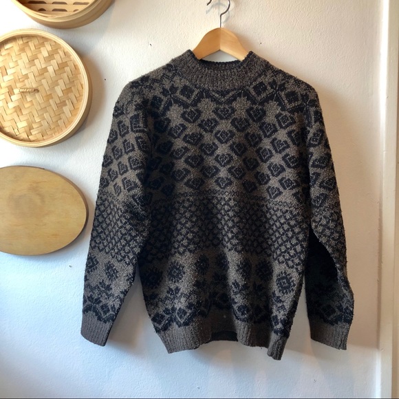 furong Sweaters - Vintage boho patterned winter sweater